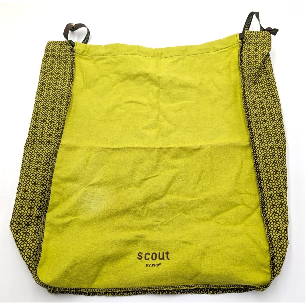Petunia Pickle Bottom Scout Dust Bag Drawstring Storage Bag Chartreuse Green